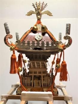 1/5 江戸神輿 プラモデル模型完成品 (ご町内や地域の鎮守の神社神輿を