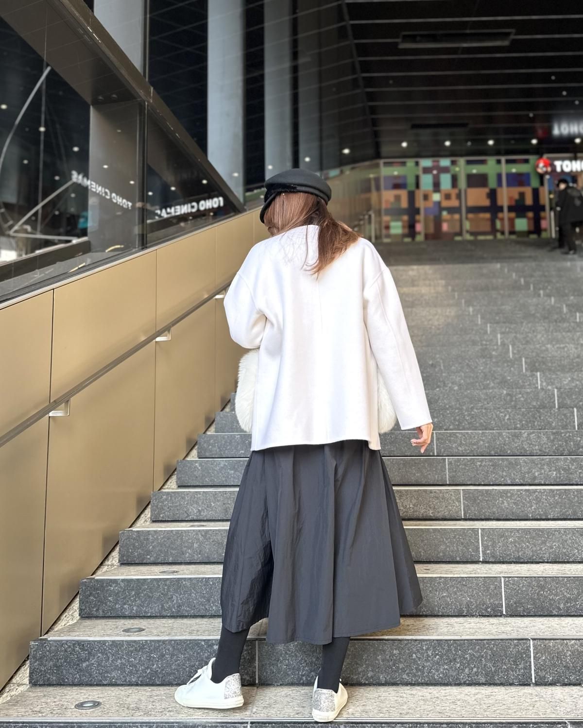 即納+受注】ウールダブルフェイスFOXポケットコート75