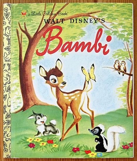 英語〉Walt Disney's BAMBI -a Little Golden Book- - 中古絵本と
