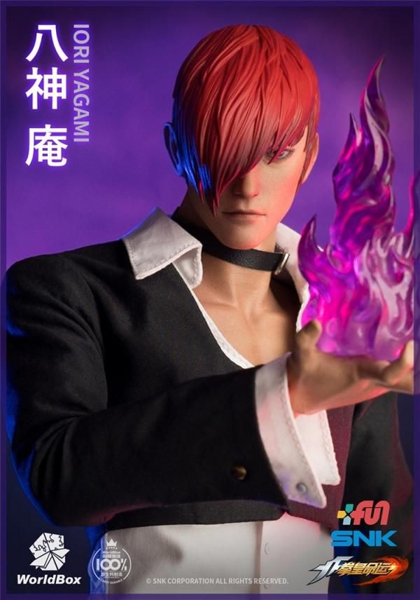 送料無料 1/6 Worldbox KF100 KOF Iori Yagami 八神 庵 豪華版 - 1/6