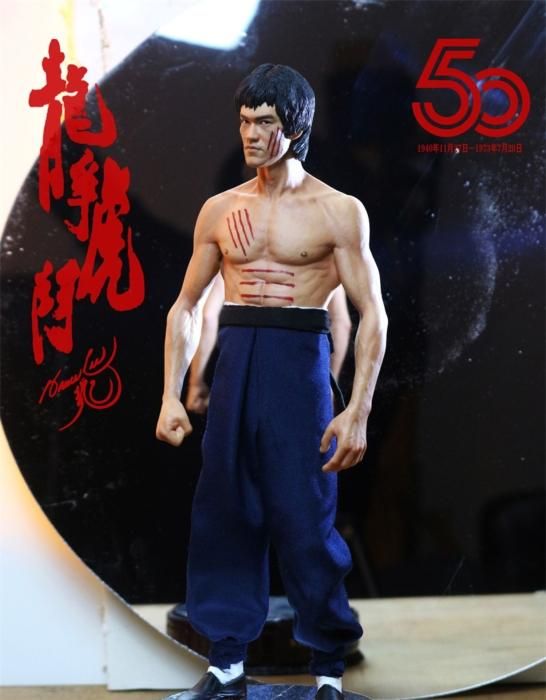 最終在庫 送料無料 1/6 CHINA.X-H 50周年 ブルース・リー 燃えよ