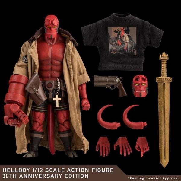 予約 送料無料 1/12 1000TOYS ヘルボーイ Hellboy 30周年記念限定版