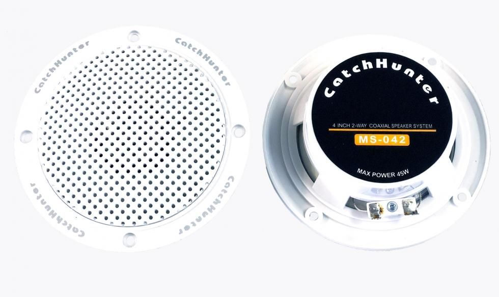 2輪・マリーン用防水スピーカー 4inch WHITE - アークヒル カー