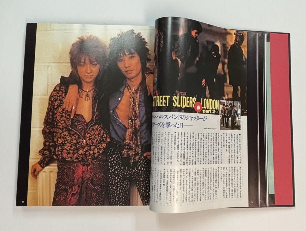 ストリートスライダーズ 写真集 THE STREET SLIDERS FILE ARENA37