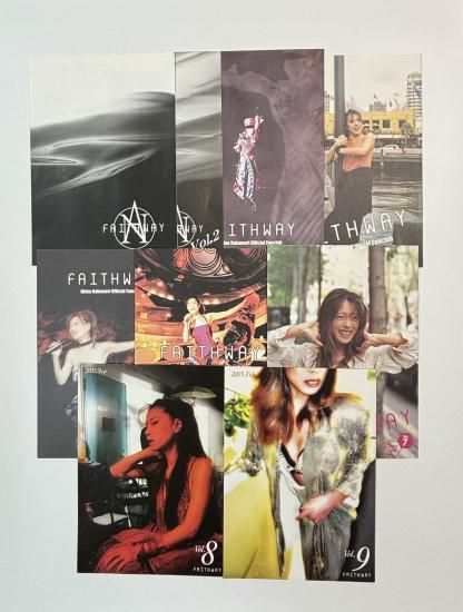 中森明菜 ファンクラブ会報 FAITHWAY 創刊号から32号まで、揃い32冊
