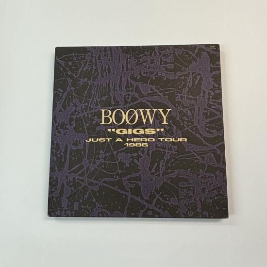BOOWY 限定盤CD GIGS JUST A HERO TOUR 1986 写真集（ブックレット）付