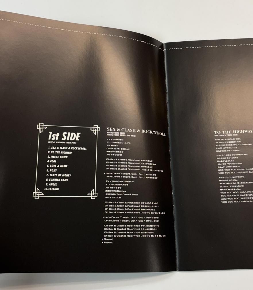 氷室京介 限定ビデオBOX Birth of Lovers 2本組 冊子・電子オルゴール