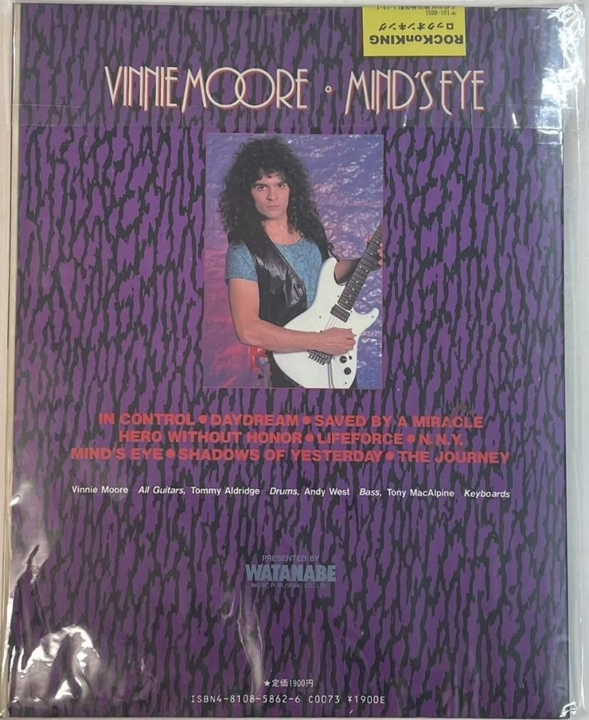 Vinnie Moore バンドスコア ヴィニームーア マインズアイ コンプリート
