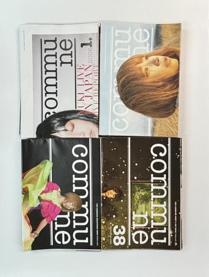 YUKI ファンクラブ会報 commune 創刊号から48号、48冊セット - ロック