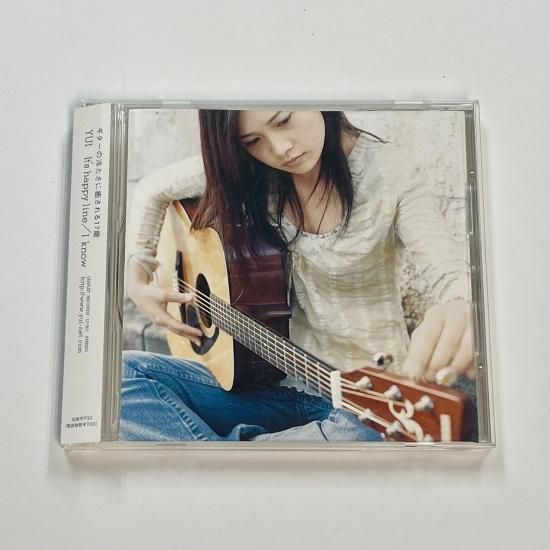YUI インディーズ盤シングルCD 「It's happy line」 帯付 - ロックオン