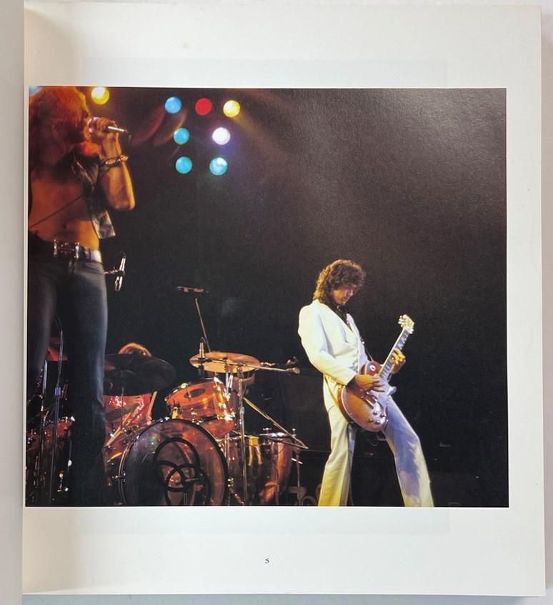 レッドツェッペリン 限定版写真集 Led Zeppelin live dreams 日本語版