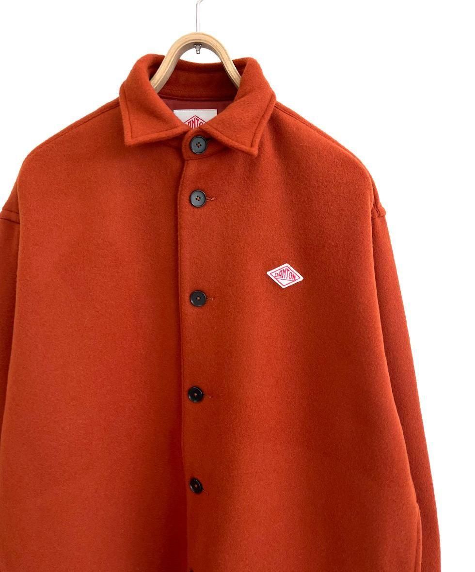 ダントン DANTON ウール オレンジ ノーカラージャケット M 36 DANTON
