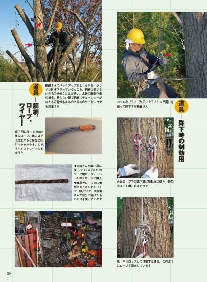 林業現場人 道具と技 Vol.10 特集 大公開 これが特殊伐採の技術だ