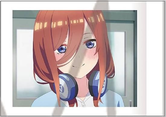 中野三玖 (ヘッドホン)】映画 五等分の花嫁 ぱしゃこれ - トレカ