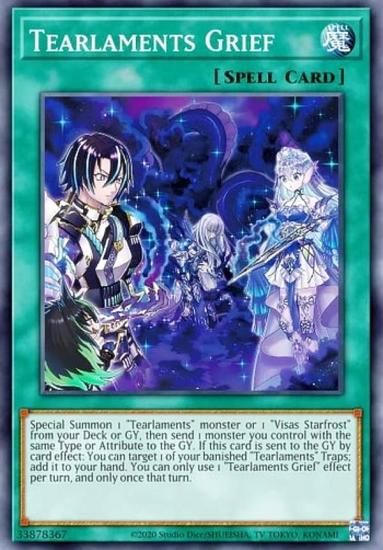 遊戯王 DABL-EN056 壱世壊に渦巻く反響 Tearlaments Grief (英語版 1st