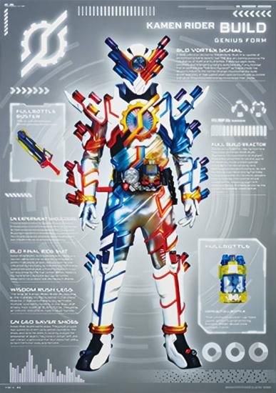 G賞 仮面ライダービルド ジーニアスフォーム (クリアポスター サイズ