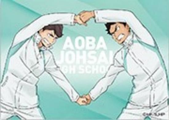 及川徹＆岩泉一(アップ)】ハイキュー!! トレーディングホロステッカー