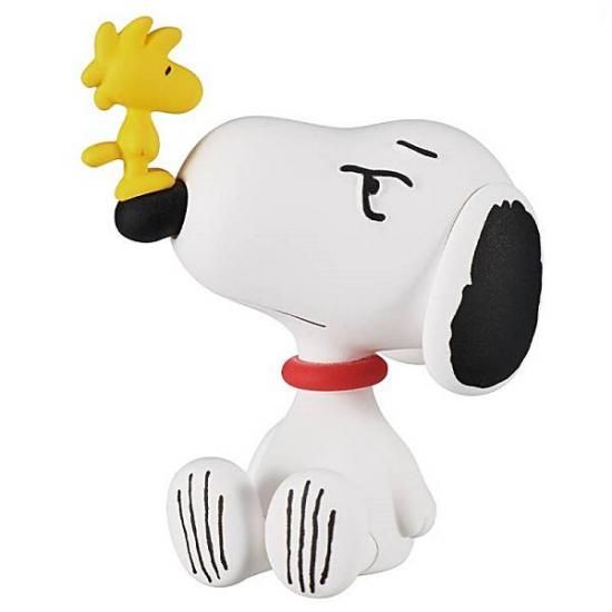 デザインC】PEANUTS スヌーピー&ウッドストック なかよしフィギュア2
