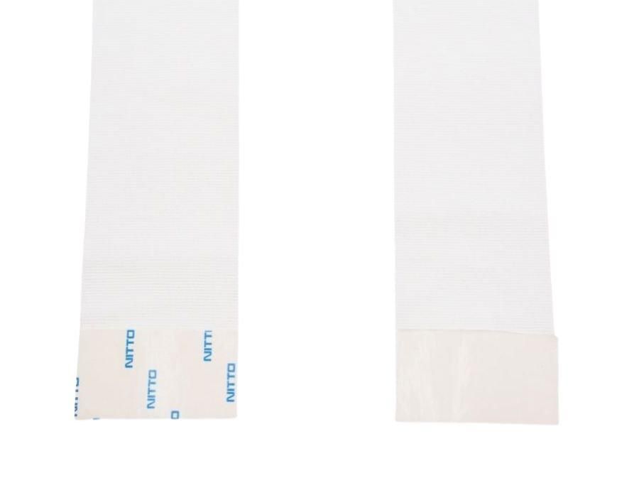 シャネル ラッピング グログランリボン ホワイト レッドロゴ 長82cm×幅