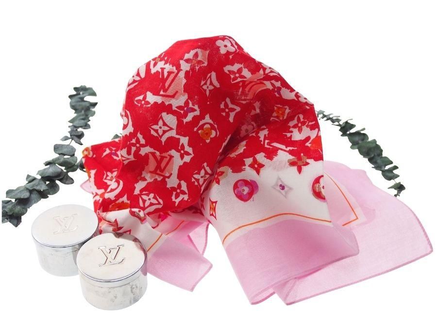 Used 未使用】ルイヴィトン LOUIS VUITTON ブティック 大判ハンカチ