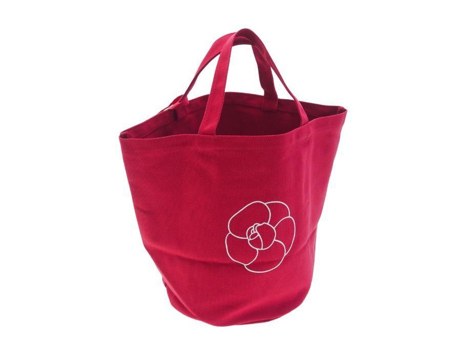 ヌメロアン ドゥ シャネル ノベルティ トートバッグ バケツ型 赤椿