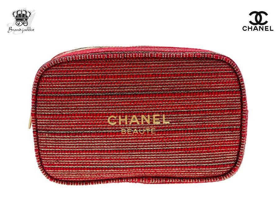 シャネル ノベルティ 2022 ホリデー限定 クリスマス コフレポーチ