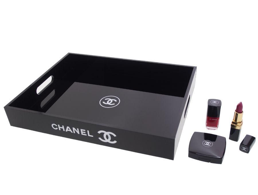 Used 展示品】 シャネル CHANEL ノベルティ アクリルトレー お盆