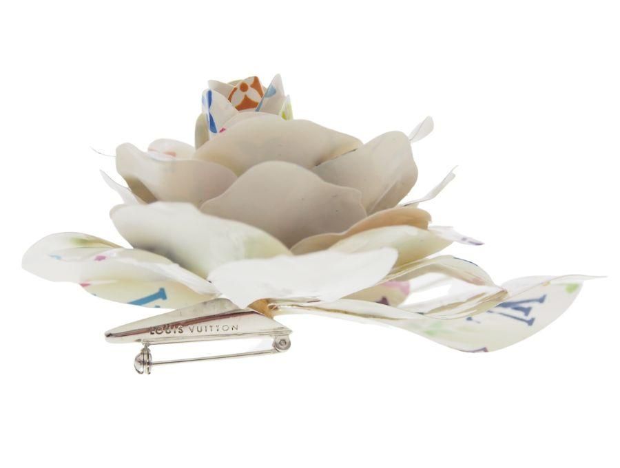 Used 極上品】ルイヴィトン LOUIS VUITTON マルチカラー コサージュ
