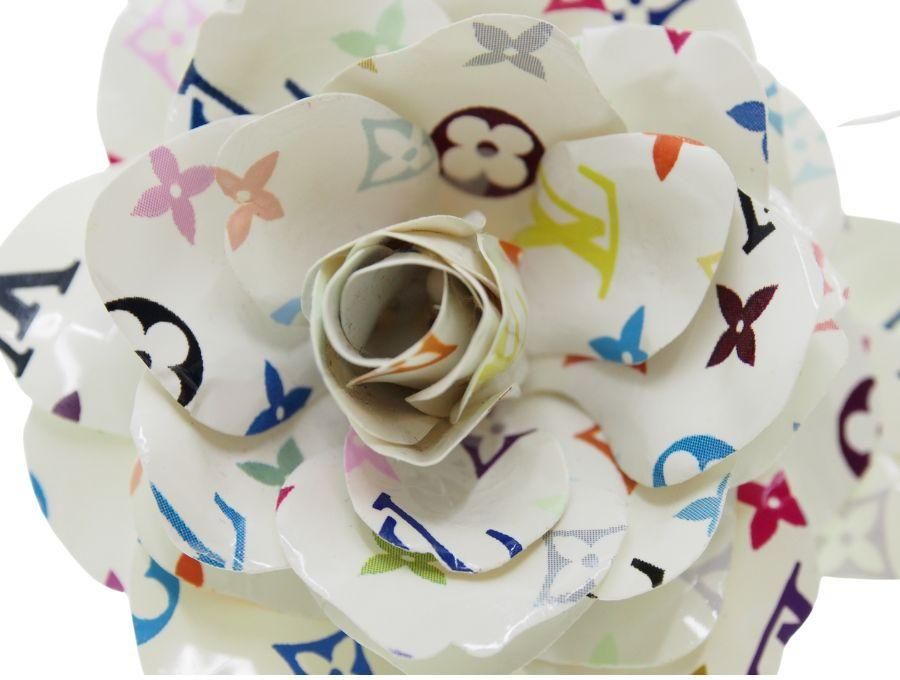 Used 極上品】ルイヴィトン LOUIS VUITTON マルチカラー コサージュ