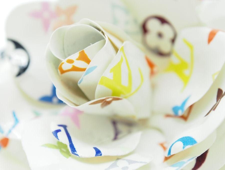 Used 極上品】ルイヴィトン LOUIS VUITTON マルチカラー コサージュ