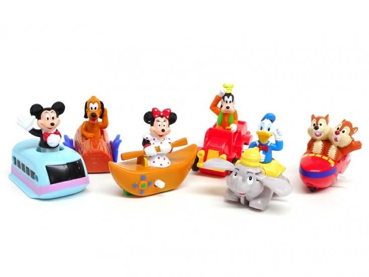 ミッキー＆フレンズ マクドナルド ミールトイ 6点セット 2001年