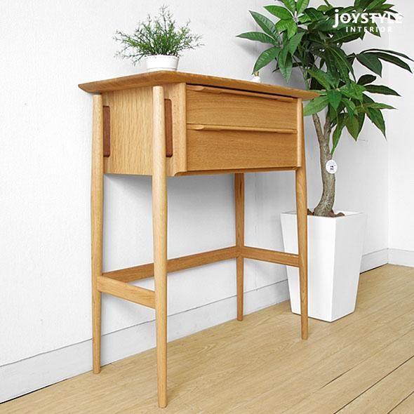 日進木工/WOL-205 オーク材 天然木 丸みのある北欧テイストの