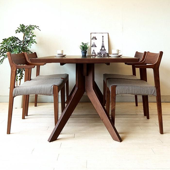 W1500/W1800・ダイニングテーブル】 食卓 逆Y字脚 幅150cm、180cm 4人