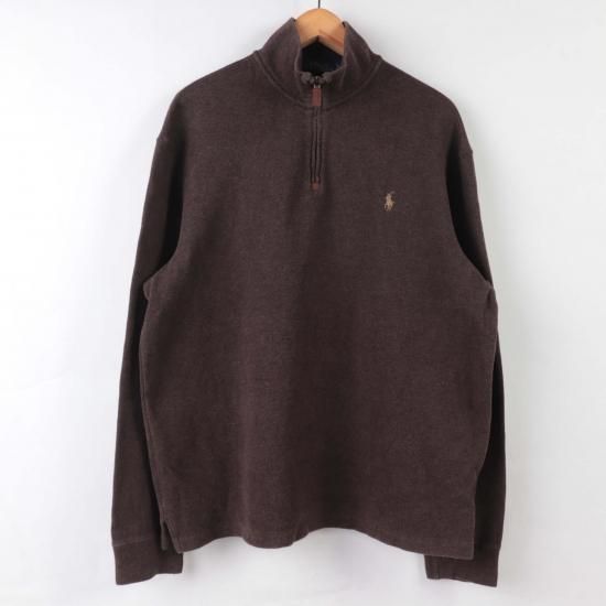 中古】RalphLauren(ラルフローレン)ポロpoloワンポイントハーフジップ