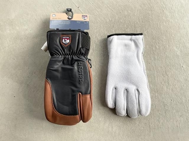 HESTRA / Topo 3-FINGER navy / brown - SALT