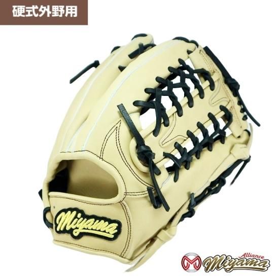 ミヤマ miyama 硬式 外野 野球 グラブ グローブ 外野手用 右投げ