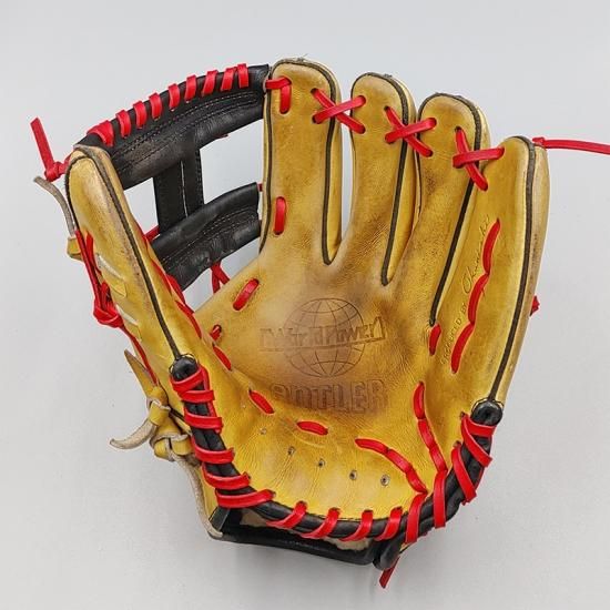 全紐交換済み】 ANTLER 硬式グローブ / 内野手用 型付け済み