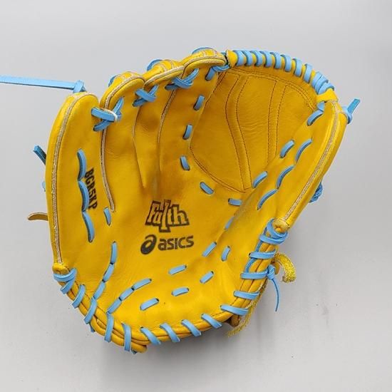 全紐交換済み】 アシックス 軟式グローブ / 投手用 型付け済み (asics