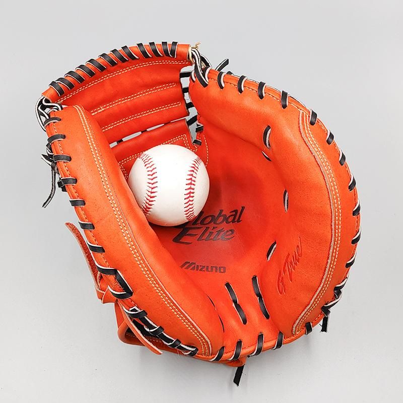 全紐交換済み (高校野球対応)】 ミズノ 硬式用 キャッチャーミット