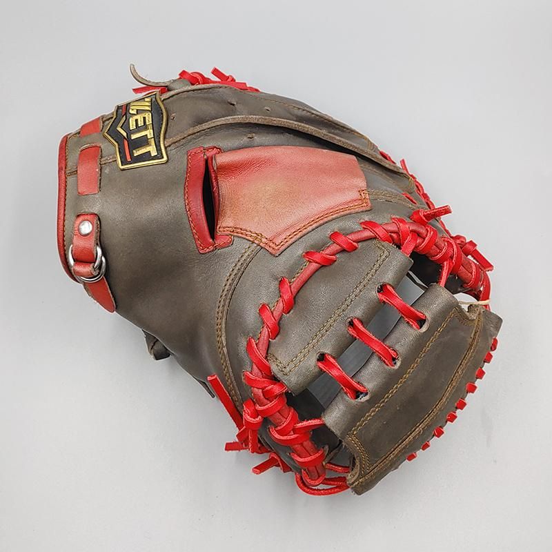 全紐交換済み】 ゼット 軟式用 キャッチャーミット 型付け済み (ZETT