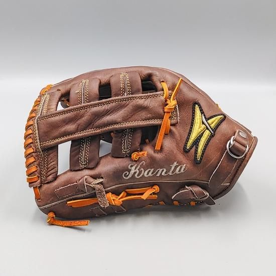 全紐交換済み (高校野球対応)】 SAEKI 硬式グローブ / 外野手用 型付け