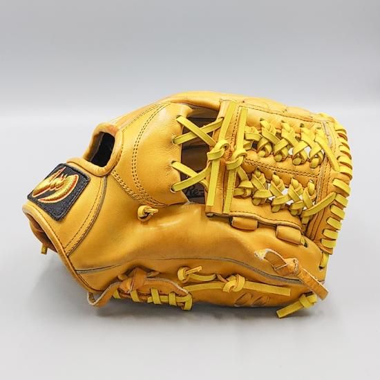 全紐交換済み (高校野球対応)】 ジームス 硬式グローブ / 内野手用