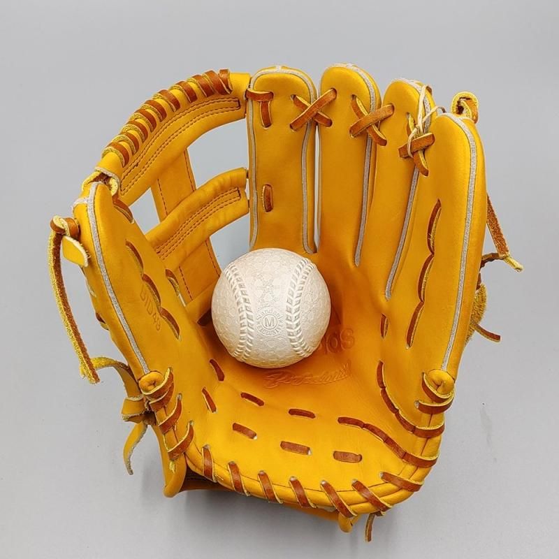 クリーニング済み 】 アディダス 軟式グローブ / 内野手用 型付け済み