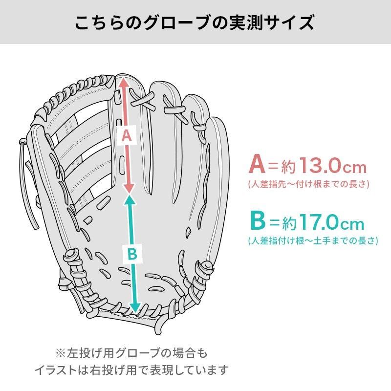 クリーニング済み 】 アディダス 軟式グローブ / 内野手用 型付け済み