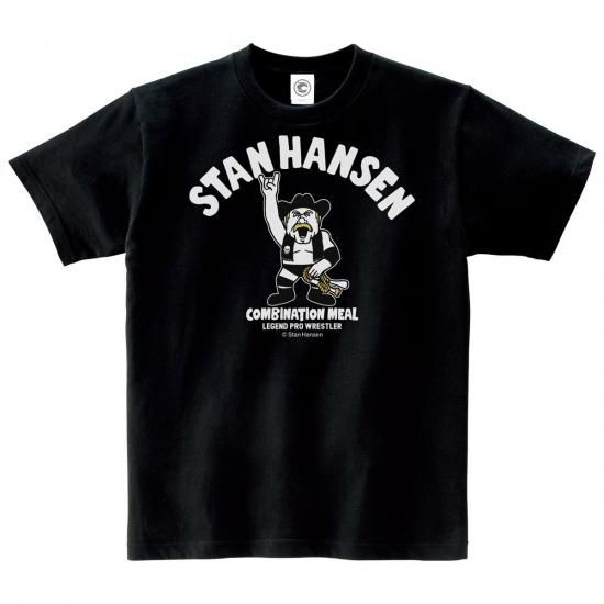 スタン・ハンセン STAN HANSEN コットンTシャツ ブラック