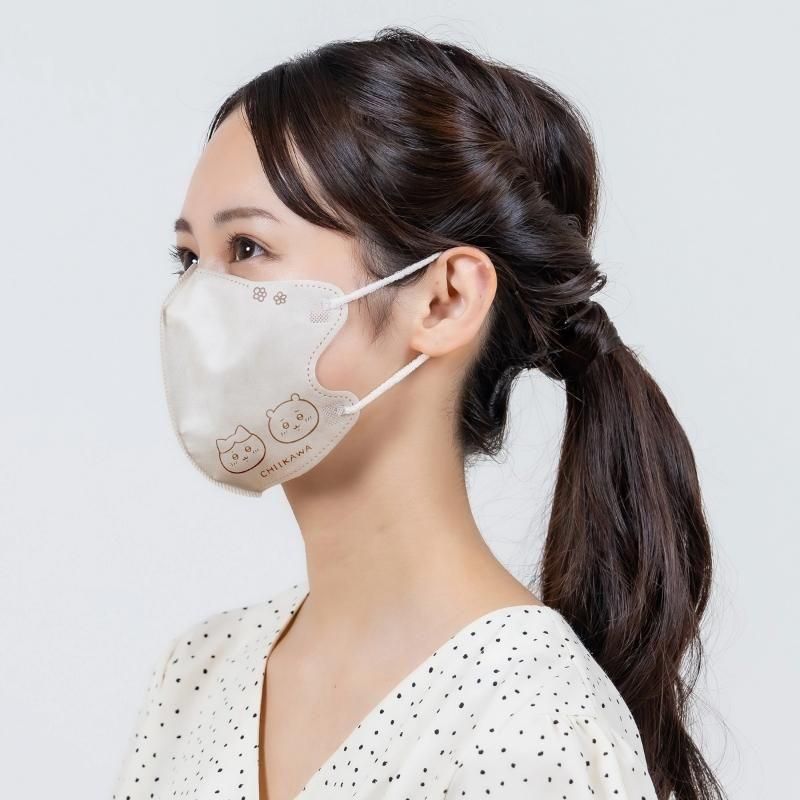 ちいかわ3Dマスク第2弾 | 大人用20枚入 - 【日本マスク】1950年創業の