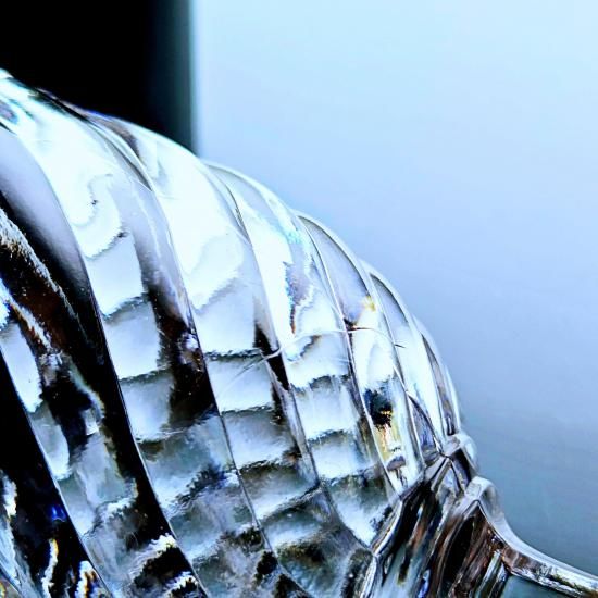 輝くオールドバカラ バンブーのワイングラス大【19世紀後半