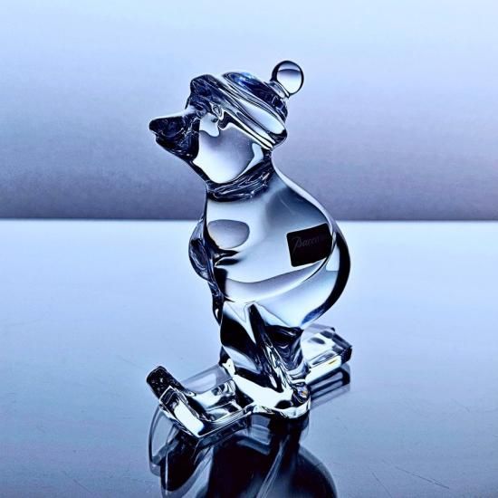 輝くオールドバカラ くまのクリスタルオブジェ【1936年以降