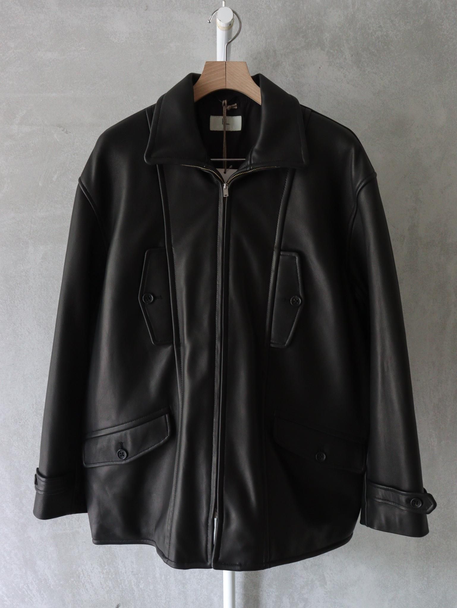 HERILL（へリル）Lambnaked Jacket / BLACK 公式通販 | 1LDK annex