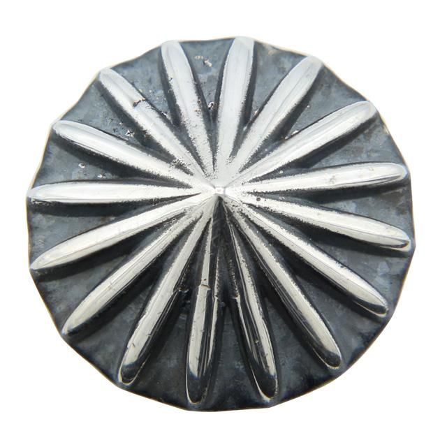 ラージアポロ シルバーコンチョボタン 20mm